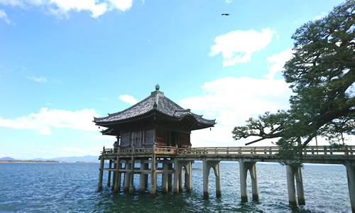 比叡山延暦寺大霊園周辺案内浮御堂（満月寺）